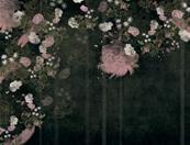 Papier peint panoramique floral Subiu