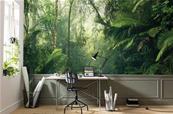 Papier peint jungle vert Tropenwelten 500x250