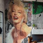 Papier peint design Marilyn Monroe