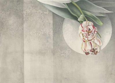 Papier peint luxe illustration florale L'Abbraccio