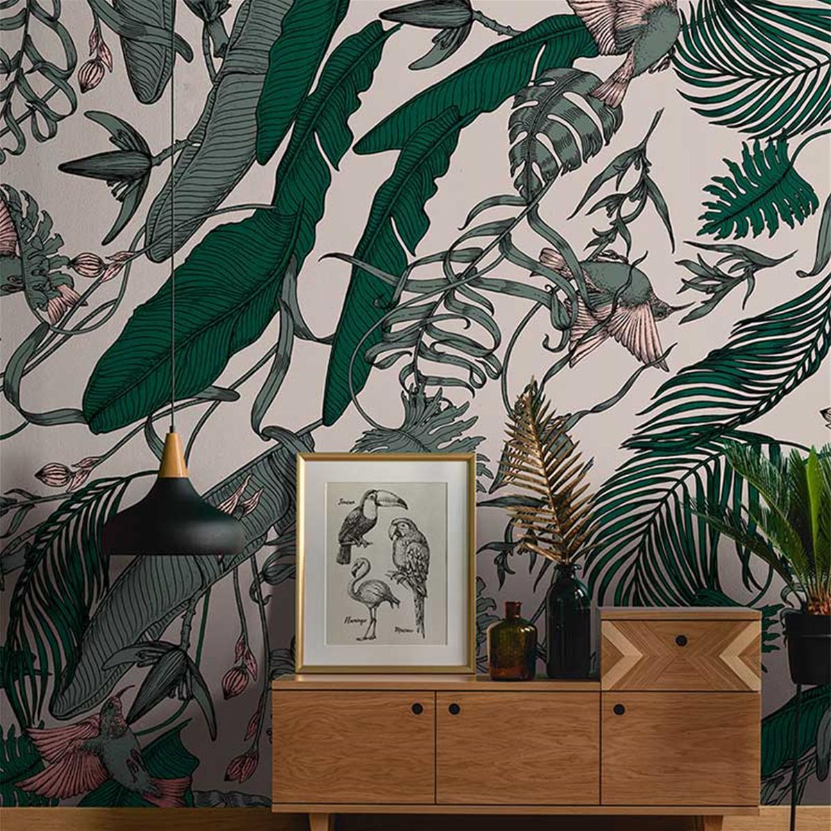 Papier peint haut de gamme jungle Tropical Foliage