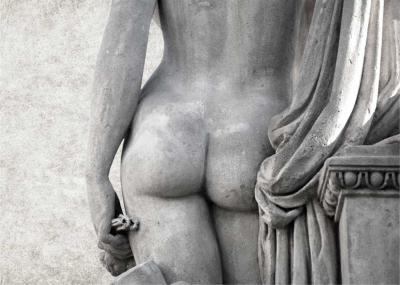 Papier peint sculpture corps nu panoramique Grèce Antique