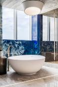 Panneaux salle de bains étanches bleu Iceland