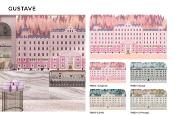 Papier peint architecture hôtel haut de gamme Gustave