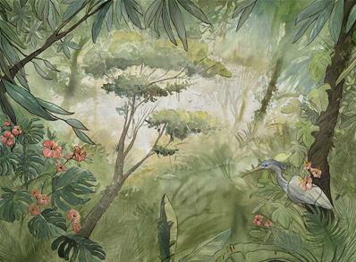 Papier peint panoramique botanique Manaus