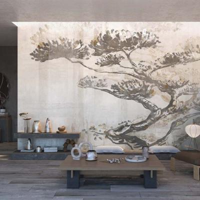 Papier peint arbre japandi Igen