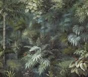 Papier peint paysage tropical panoramique Oasis