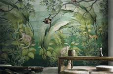 Papier peint peint jungle panoramique